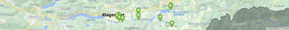 Kartenansicht für Apotheken-Notdienste in der Nähe von Gallizien (Völkermarkt, Kärnten)